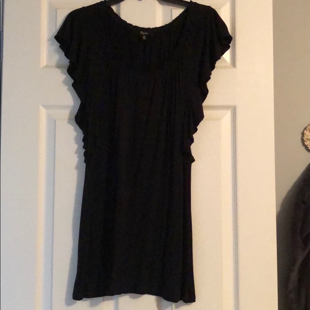 Black flowy dress